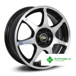 Cross Street CR-15 R14/5.5J PCD 4x100 ET 35 ЦО 67,1 черный с полированной лицевой поверхностью