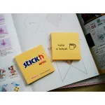 Блок самоклеящийся Hopax 21391 (бумага, оранжевый, 76x76мм, 100листов, 70г/м2)