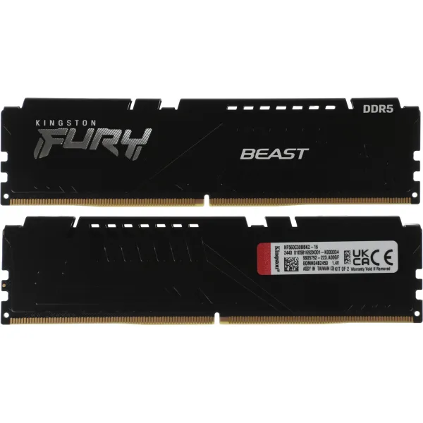 Память DIMM DDR5 2x8Гб 6000МГц Kingston (48000Мб/с, CL30, 288-pin)