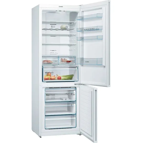Холодильник Bosch KGN49XWEA (No Frost, A++, 2-камерный, объем 438:330/108л, 700x2 030x670см, белый)