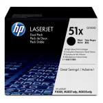 Набор картриджей HP 51X (черный; 13000стр; HP LaserJet M3027 mfp, HP LaserJet P3005, HP LaserJet M3035 mfp; двойная упаковка)