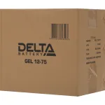 Батарея Delta GEL 12-75 (12В, 75Ач)