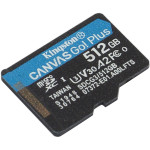 Карта памяти microSDXC 512Гб Kingston (Class 10, 170Мб/с, UHS-I U3, без адаптера)