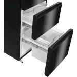 Холодильник Hisense RM469N4AFD1 (No Frost, A+++, 2-камерный, объем 396:270/126л, инверторный компрессор, черный)