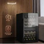 Винный шкаф Weissgauff WWC-49 DB DualZone (G, 1-камерный, черный)
