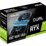 Видеокарта GeForce RTX 3060 1837МГц 12Гб ASUS DUAL OC (PCI-E 16x 4.0, GDDR6, 192бит, 1xHDMI, 3xDP)