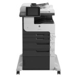 МФУ HP LaserJet Enterprise 700 M725f (лазерная, черно-белая, A3, 1024Мб, 41стр/м, 1200x1200dpi, авт.дуплекс, 20'000стр в мес, RJ-45, USB)