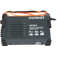 Сварочный аппарат Patriot WM160D (140-240В, инвертор, ММА, 20-160A, 6,8кВт) [605302016]