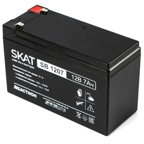 Батарея Бастион SKAT SB 1207 (12В, 7Ач)