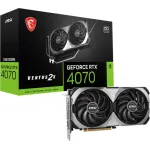 Видеокарта GeForce RTX 4070 2505МГц 12Гб MSI VENTUS OC (GDDR6X, 192бит, 1xHDMI, 3xDP)