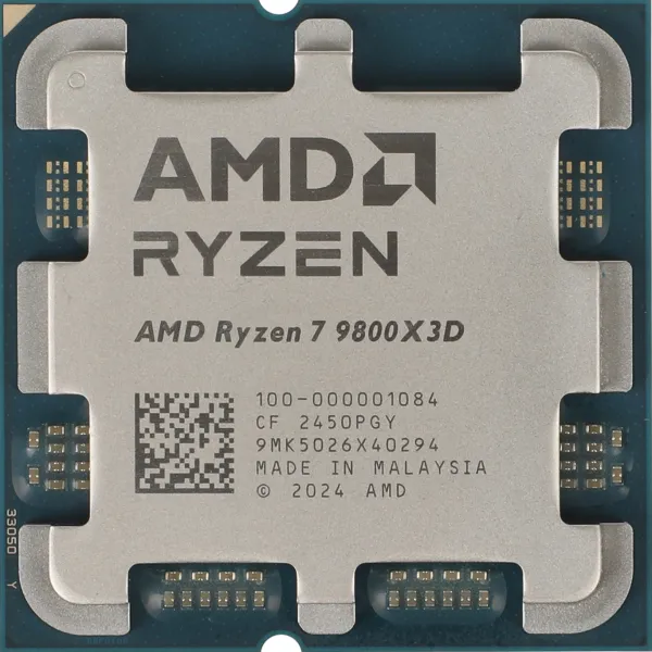 Процессор AMD Ryzen 7 9800X3D (4700MHz, AM5, L3 96Mb)