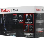 Вертикальный пылесос Tefal X-Force Flex 11.60 Aqua TY9890WO (влажная, сухая, контейнер, мощность всасывания: 130Вт, пылесборник: 0.9л)