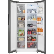 Холодильник Weissgauff WSBS 500 Inverter (No Frost, A+, 2-камерный, Side by Side, инверторный компрессор, серый)