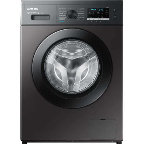 Стиральная машина Samsung WW70AG5S20CXLP(60x85x45см, фронтальная, макс:7кг, 1200об/мин, нержавеющая сталь)