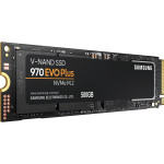 Жесткий диск SSD 500Гб Samsung 970 Evo Plus (M.2, 3500/3200 Мб/с, 550000 IOPS, PCI-E, 512Мб, для ноутбука и настольного компьютера)