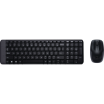 Клавиатура и мышь Logitech Wireless Combo MK220 Black USB (классическая мембранная, 101кл, светодиодная, кнопок 2, 1000dpi)