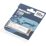 Жесткий диск SSD 512Гб Patriot Memory (2280, 1700/1200 Мб/с, 260000 IOPS, PCI-E, для ноутбука и настольного компьютера)