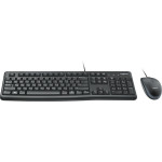 Клавиатура и мышь Logitech Desktop MK120 Black USB (классическая мембранная, 104кл, светодиодная, кнопок 2)