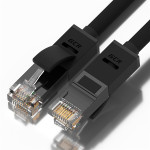 Greenconnect GCR-LNC06-3.0m (RJ45(m), RJ45(m), внутренний, 3м, 5E, 4пары, U/UTP, чёрный)