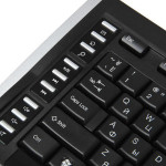 Клавиатура и мышь A4Tech 9300F Black USB (радиоканал, классическая мембранная, 114кл, светодиодная, кнопок 5, 2000dpi)