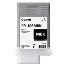 Картридж Canon PFI-106MBK (черный матовый; 130мл; iPF6300S, 6400, 6450)