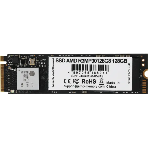 Жесткий диск SSD 128Гб AMD (2280, 1800/1250 Мб/с)