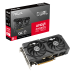 Видеокарта Radeon RX 7600 2280МГц 8Гб ASUS Dual EVO OC (GDDR6, 128бит, 1xHDMI, 3xDP)