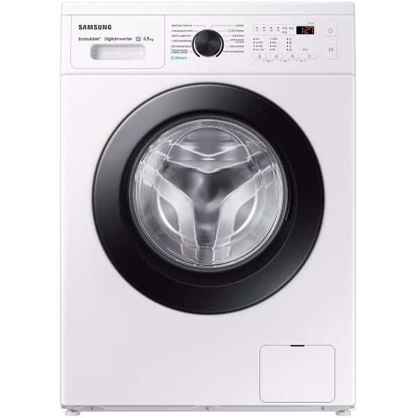 Стиральная машина Samsung WW65AG4S21CELD(60x85x45см, фронтальная, макс:6,5кг, 1200об/мин, белый)
