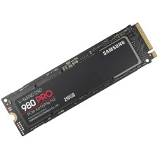 Жесткий диск SSD 250Гб Samsung 980 Pro (M.2, 6400/2700 Мб/с, 600000 IOPS, PCI-E, 512Мб, для ноутбука и настольного компьютера) [MZ-V8P250BW]