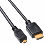 Кабель аудио-видео Buro (прямой HDMI (m), прямой Micro HDMI (m), HDM: ver 1.4, 3м)