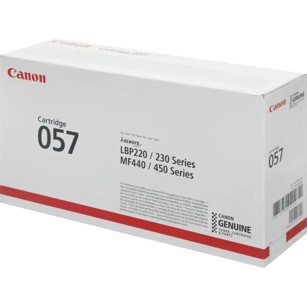 Тонер-картридж Canon 057 (черный; 3100стр; LBP228x, LBP226dw, LBP223dw, MF449x, MF446x, MF445dw, MF443dw, MF453dw)