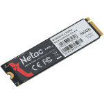 Жесткий диск SSD 500Гб Netac NV3000 (M.2, 3100/2100 Мб/с, 190000 IOPS, PCI-E, для ноутбука и настольного компьютера)