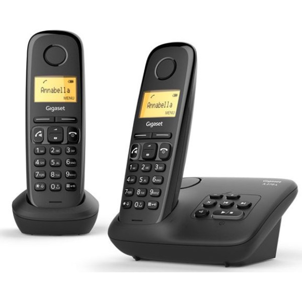Радиотелефон Gigaset A270 DUO black