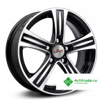IFree S.U. R15/6J PCD 5x100 ET 38 ЦО 57,1 черный с полированной лицевой поверхностью