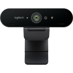 Веб-камера Logitech Brio (13млн пикс., 4096x2160, микрофон, автоматическая фокусировка, USB 3.0)