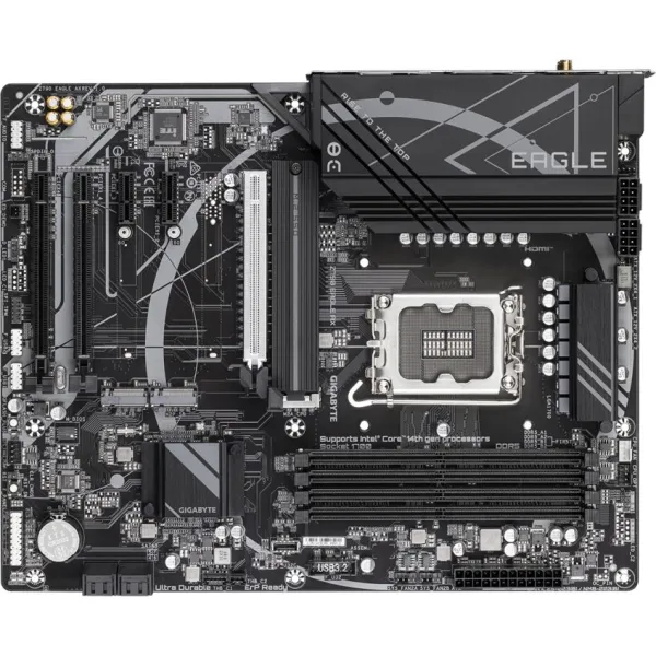 Материнская плата Gigabyte Z790 EAGLE AX (LGA1700, Intel Z790 Express, 4xDDR4 DIMM, ATX, RAID SATA: 0,1,15,5)