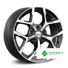 Скад KL-368 R16/6.5J PCD 5x114,3 ET 50 ЦО 66,1 черный с полированной лицевой поверхностью [4190605]