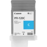 Чернильный картридж Canon PFI-120C (голубой; 130стр; 130мл; imagePROGRAF TM-200, 205)