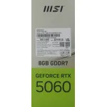 Видеокарта GeForce RTX 5060 2535МГц 8Мб MSI (GDDR7, 128бит, 1xHDMI, 3xDP)