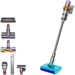 Вертикальный пылесос Dyson V15s Detect Submarine (влажная, сухая, контейнер, мощность всасывания: 240Вт, пылесборник: 0.75л, потребляемая мощность: 660Вт)