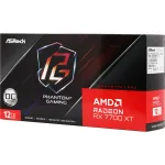 Видеокарта Radeon RX 7700XT 2276МГц 12Гб ASRock (GDDR6, 192бит, 1xHDMI, 3xDP)