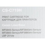 Тонер-картридж Cactus CS-C719H (черный; 6400стр; MF5840dni-Sensys, MF5880dni; LBP6300i, 6650i)