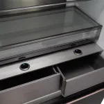 Холодильник Hyundai CM55043F (No Frost, A+, 3-камерный, Side by Side, инверторный компрессор, черный)