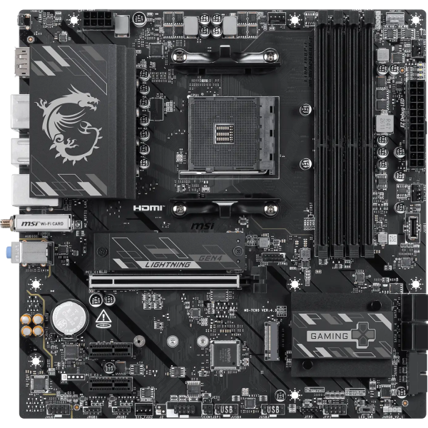 Материнская плата MSI B550M GAMING PLUS WIFI6E (x)