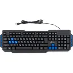 Игровая клавиатура Oklick 750G FROST WAR Black USB (классическая мембранная, 114кл)