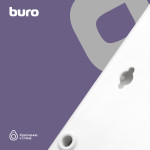 Сетевой фильтр Buro BU-SP3_USB_2A-B (3м, 6xEURO, USB 2шт, 2,2кВт, 10А)