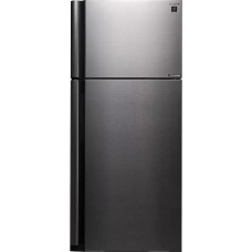 Холодильник Sharp SJXE59PMSL (No Frost, A+, 2-камерный, объем 578:430/148л, инверторный компрессор, 80x185x73,5см, серебристый)