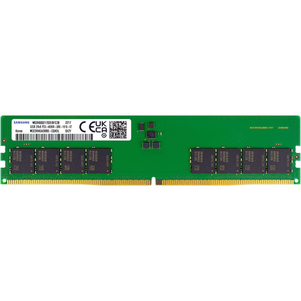 Память DIMM DDR5 32Гб 4800МГц Samsung (38400Мб/с, CL40, 288-pin, 1.1 В)