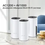 TP-Link Wi-Fi+Powerline система Deco P9 (3-pack)