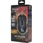 Мышь DEFENDER Sky Dragon GM-090L Black USB (3200dpi)